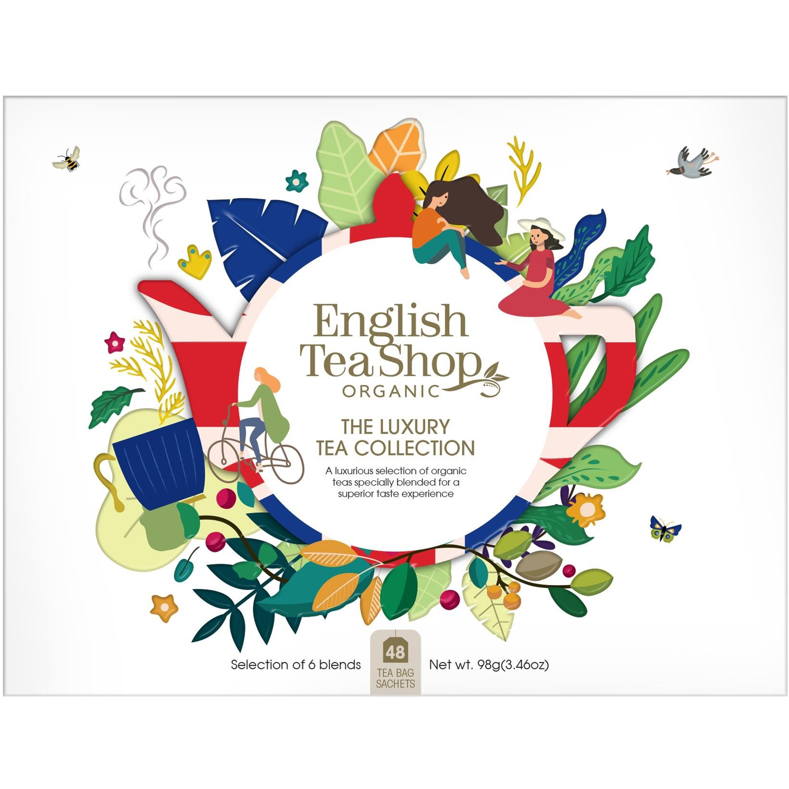 English Tea Shop Papír kollekció Klasszikus teák Fehér, 48 tasak (60857)