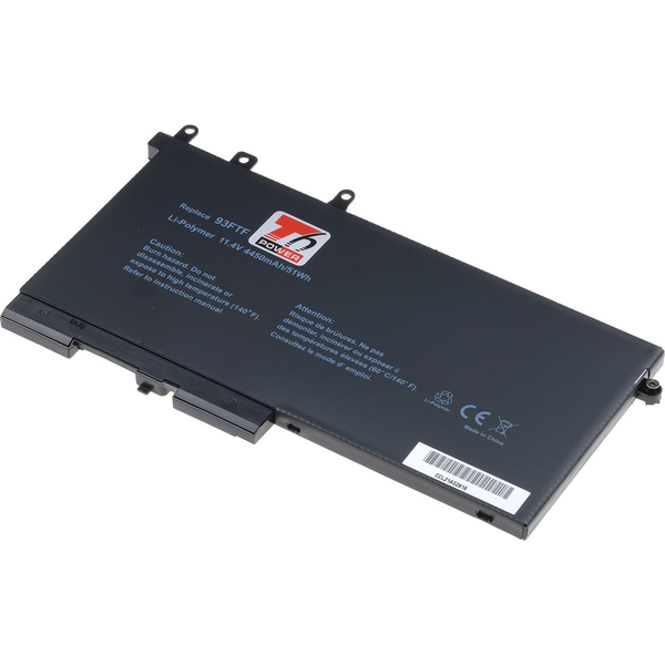 T6 Power for laptop Dell D4CMT, Li-Poly, 11.4 V, 4450 mAh (51 Wh), black