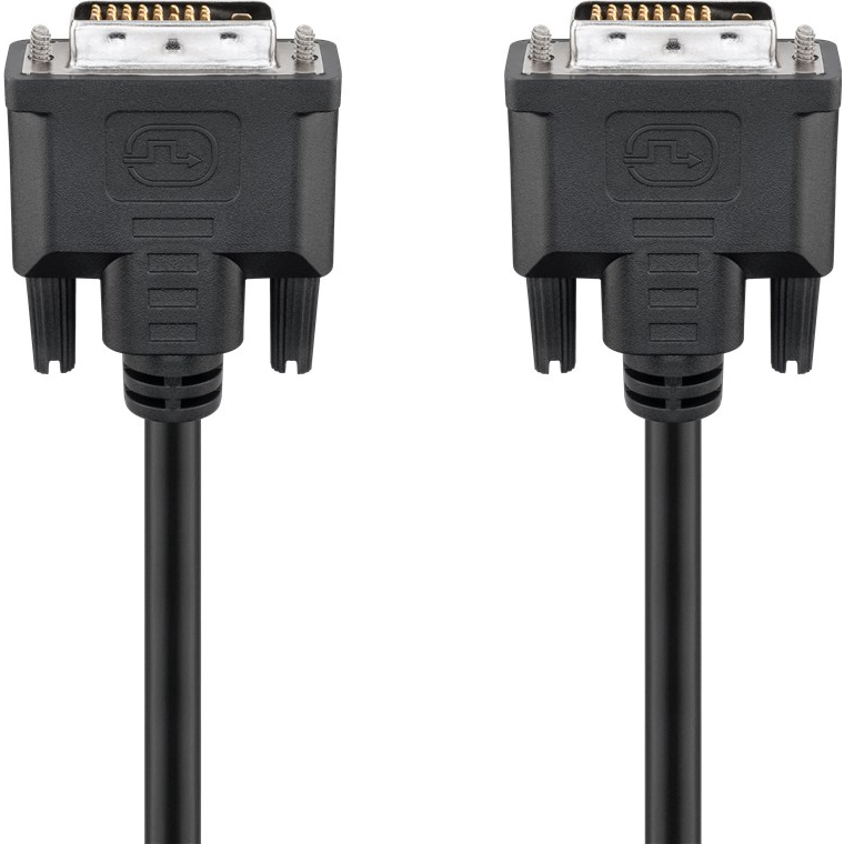 Goobay 93573 DVI-D - DVI-D kábel 1.8m - Fekete (93573)