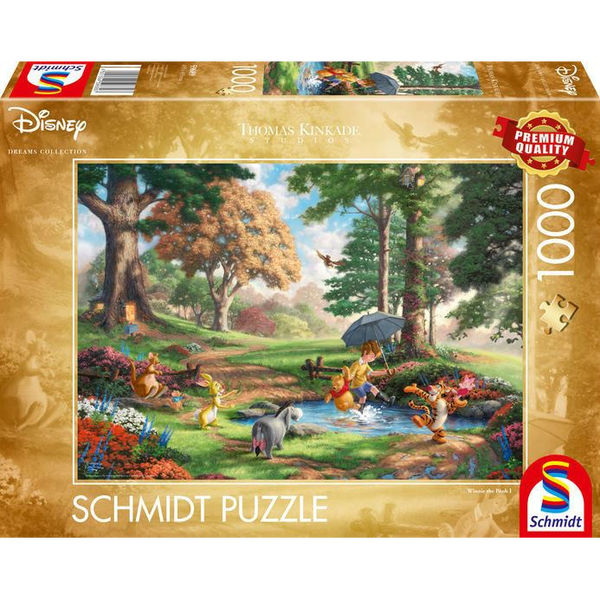 Puzzle Schmidt Spiele Thomas Kinkade 1000 dílků Puzzle PQ 1000 Medvídek Pú