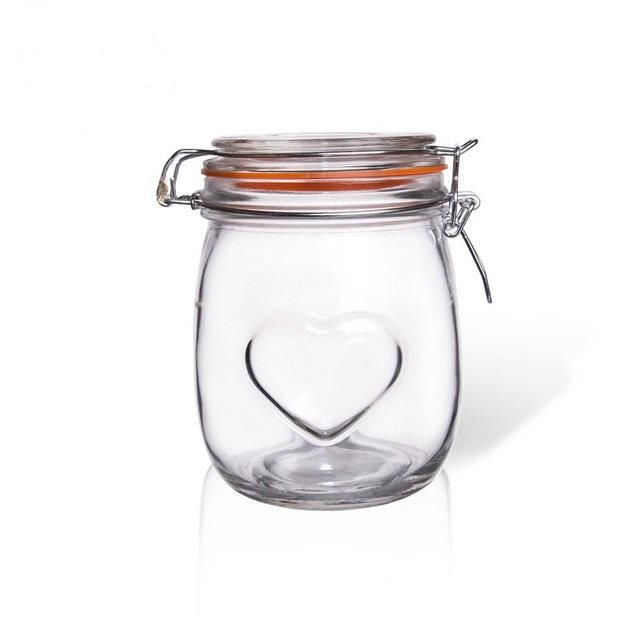 Üvegedény szabadalommal BELA szív 0,75 l (124699)