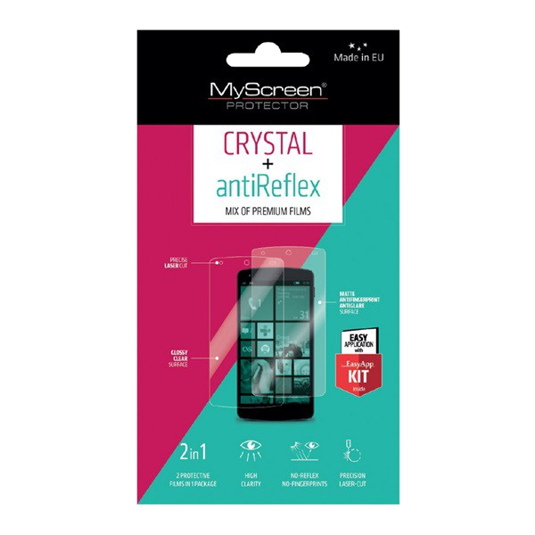 MYSCREEN CRYSTAL/ANTIREFLEX протекторно фолио за екран (2 вида) ПРОЗРАЧНО / НЕОТЛЯСЯЩО [Samsung Galaxy A41 (SM-A415F)]