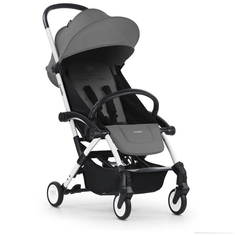 Bumprider Connect 3, fehér váz/szürke ülés (7350155621654)