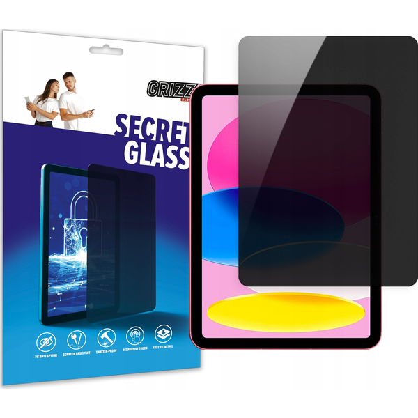 GrizzGlass Szkło prywatyzujące GrizzGlass SecretGlass do Apple iPad (10. generacji)