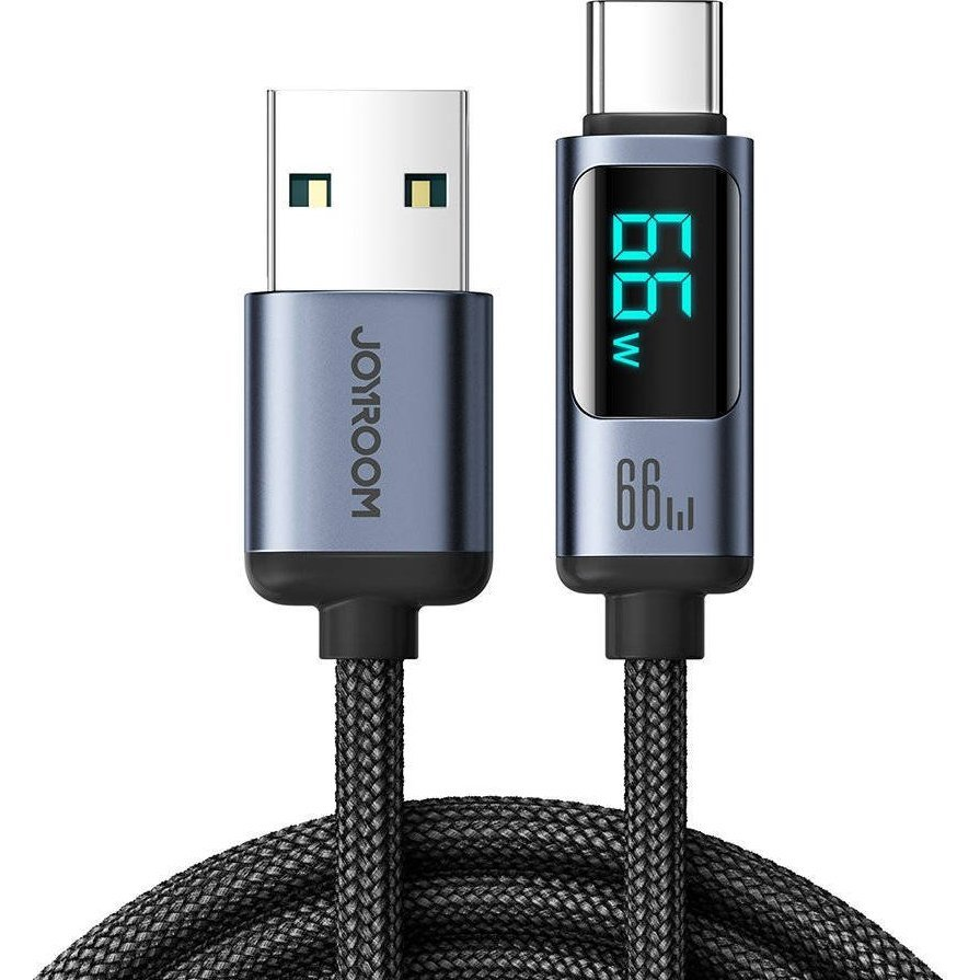 Cable Prism USB Type-C 66W 1.2m Joyroom S-AC066A16 (black) (S-AC066A16)
