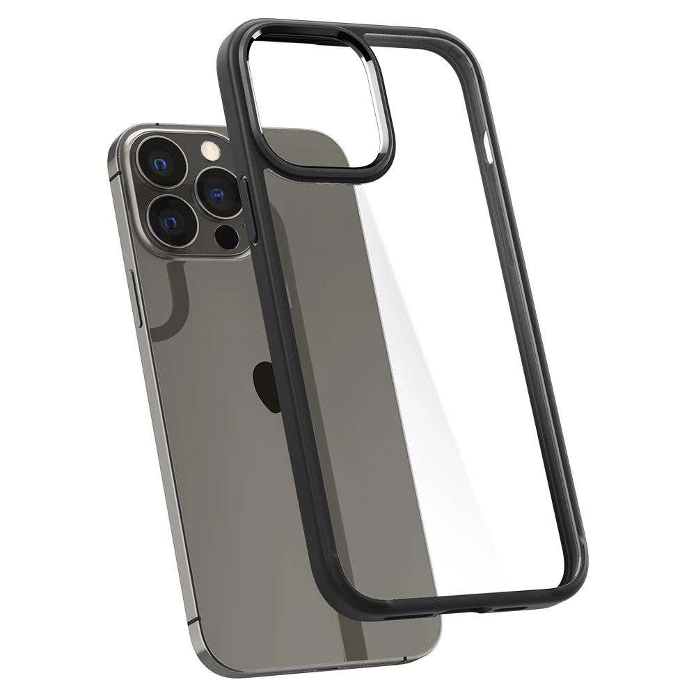 Spigen Ultra Hybrid Apple iPhone 13 Pro tok átlátszó-matt fekete (ACS03262) (ACS03262)