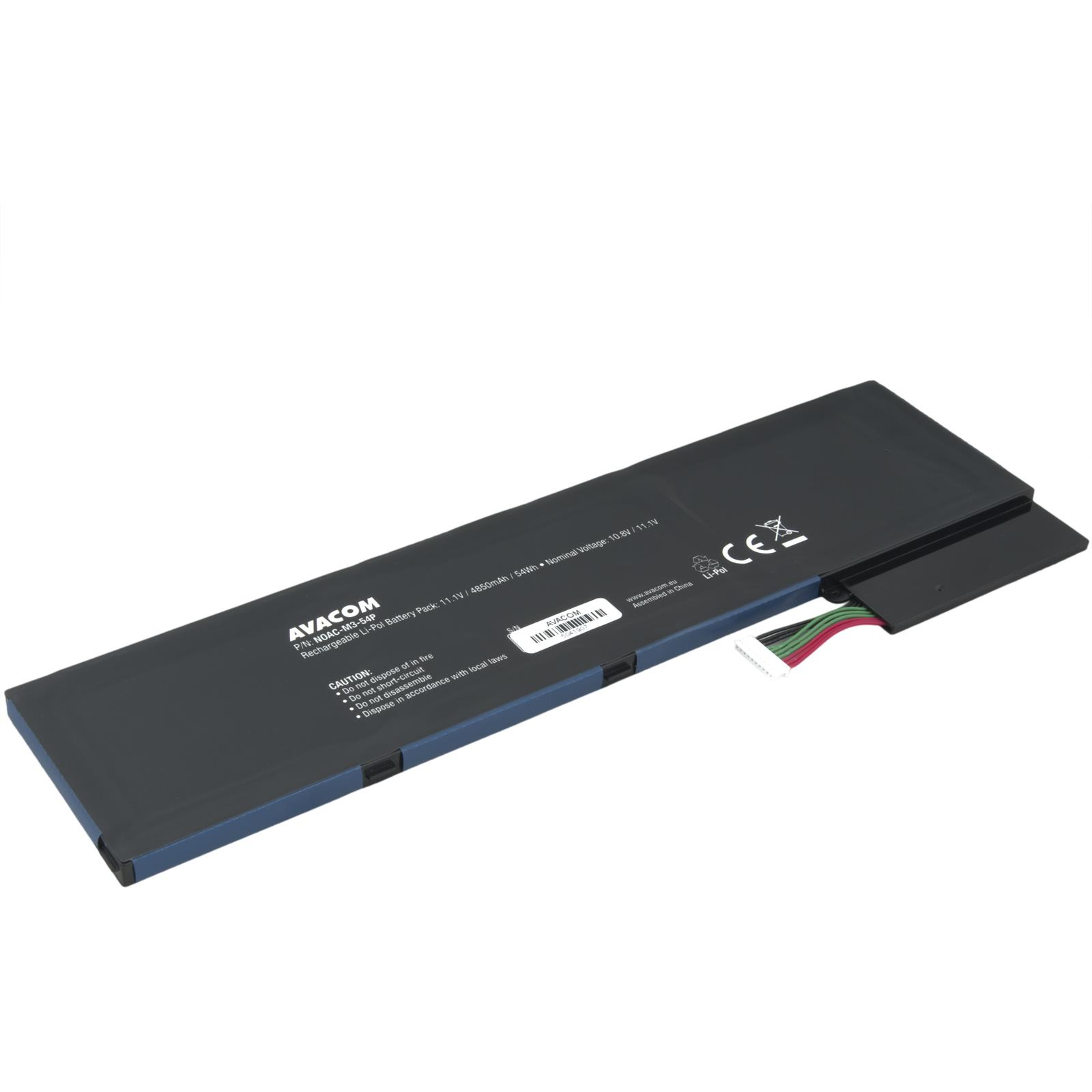 AVACOM Acer Aspire M3 M5 581 TravelMate P645 P648 Iconia W700 Li-Pol 11,1V 4850mAh (NOAC-M3-54P)