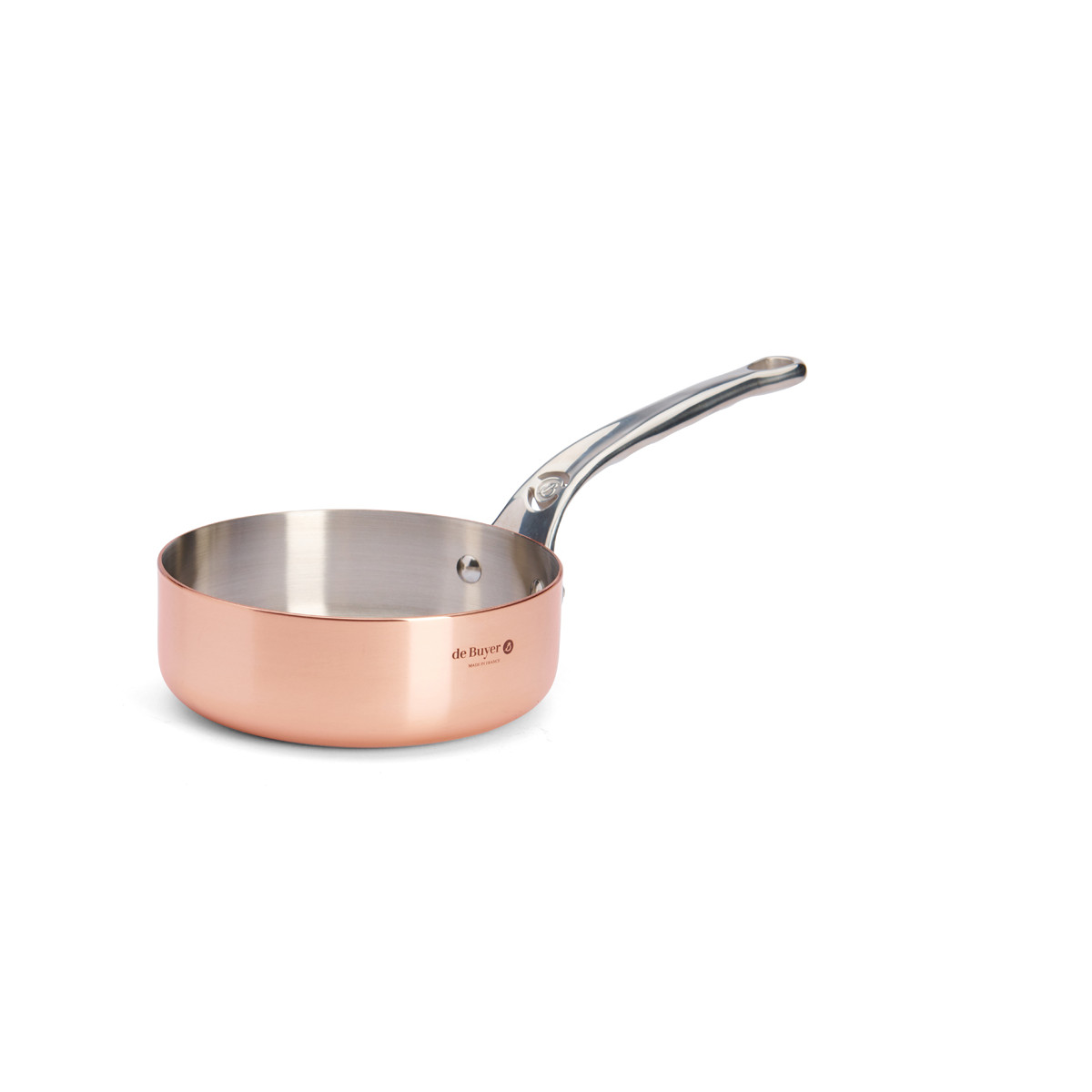 De Buyer Prima Matera 6230.16 16cm Magasfalú réz serpenyő (DB6230-16)