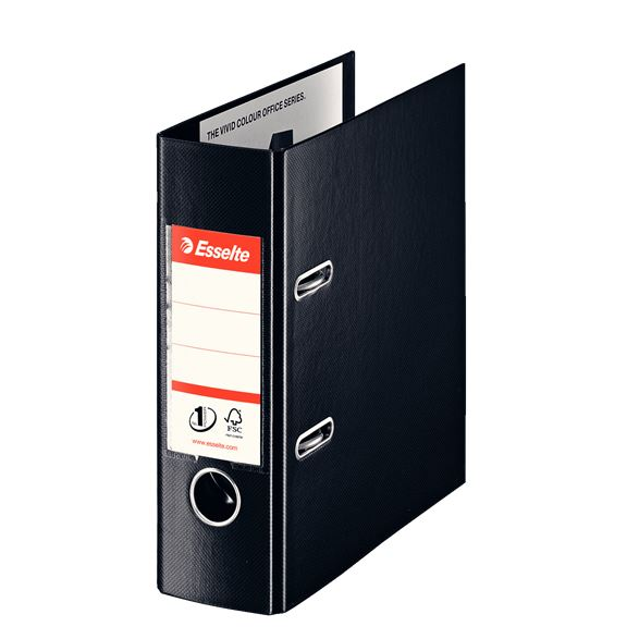Esselte Standard VIVIDA iratrendező A5 fekete (468670) (Esselte468670)