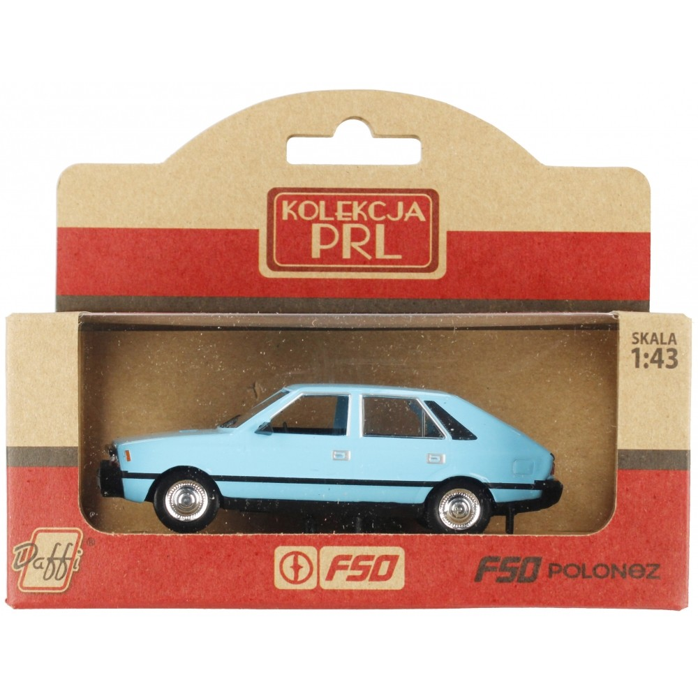 Daffi: PRL FSO Polonez autó fém és műanyag modell - Kék (K-581)