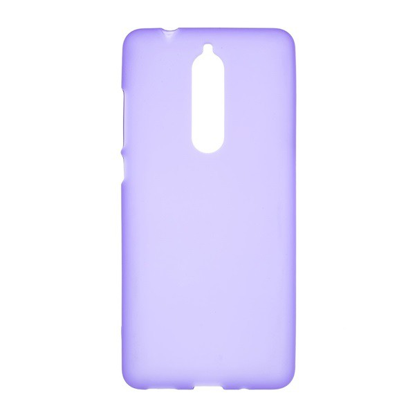 Szilikon telefonvédő (matt) LILA [Nokia 5.1] (5996457803149)