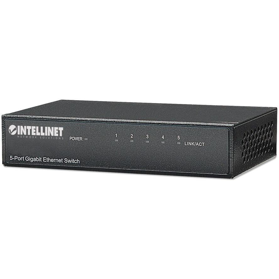 Intellinet 530378 sieťový prepínač Gigabit Ethernet (10/100/1000) Čierna (530378)