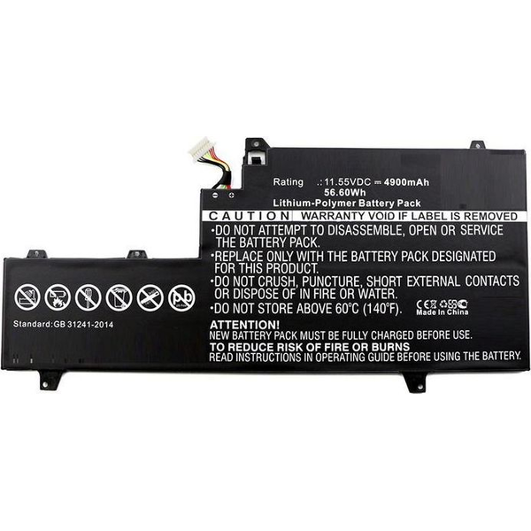 Bateria Portatil Coreparts 11.55v 4900mah 57wh 3 Para Hp