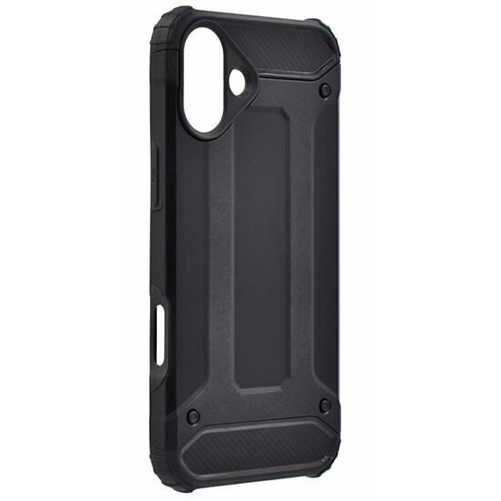 Gigapack Defender Apple iPhone 16 Plus fémhatású tok fekete (GP-159877) (GP-159877)