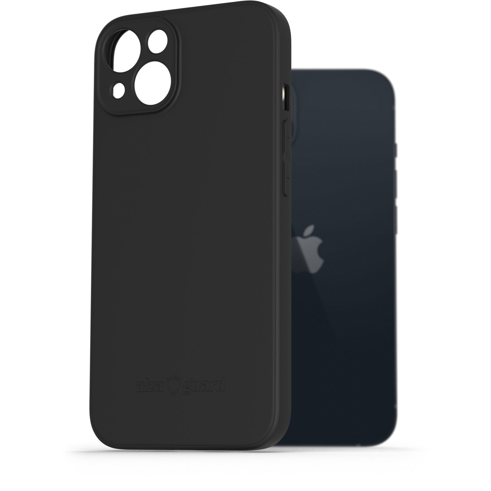 AlzaGuard Matte iPhone 13 fekete TPU tok (AGD-PCT160B)
