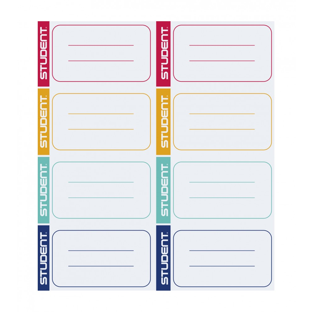ICO Student Prémium füzetcímke (8 címke/ív) (7570589008)