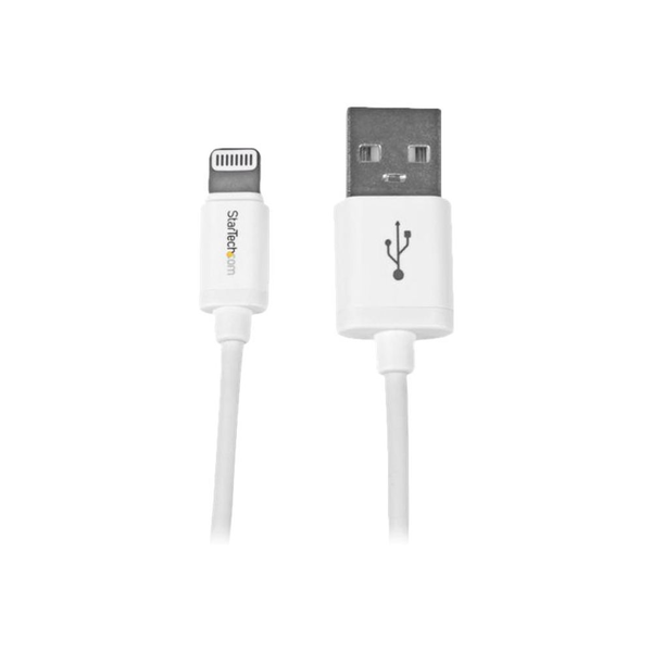 StarTech.com USBLT1MW Lightning kabel 1 m Hvid