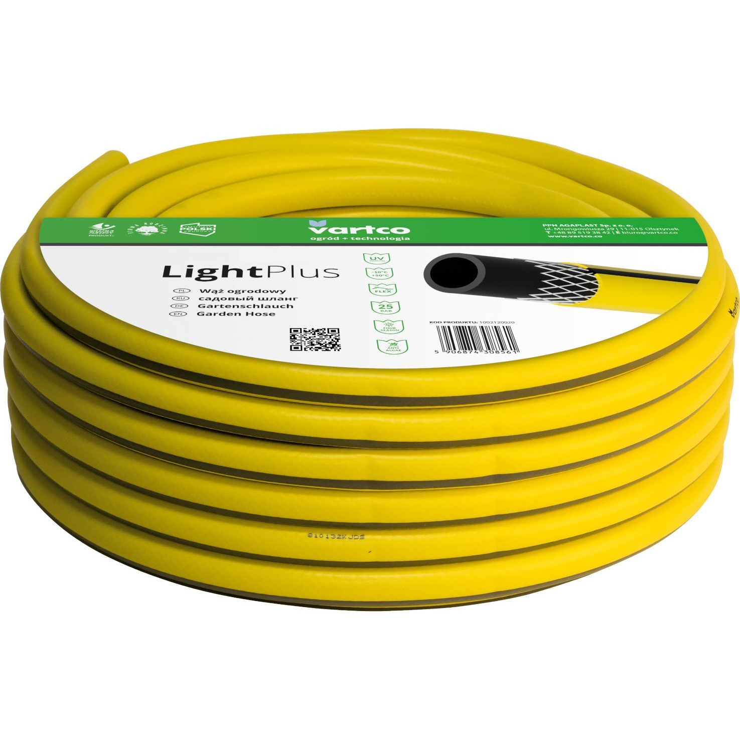 Agaplast Vartco Light Plus 3/4" Kerti Tömlő 30 m ( )