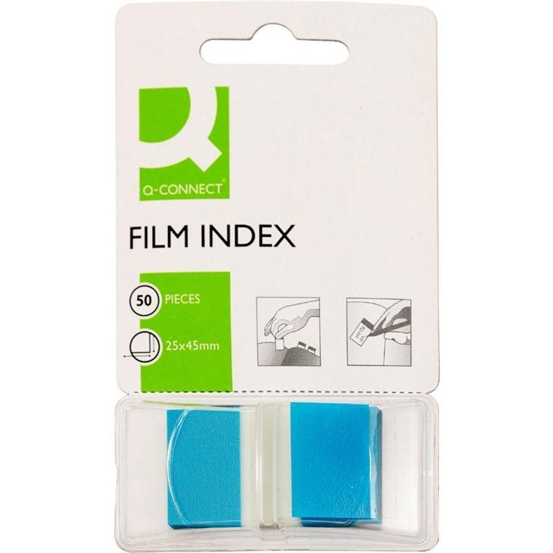 Q-CONNECT 25 x 45 mm, 50 lap, kék (KF03632)