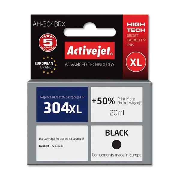 Atrament ActiveJet 5901443105862 pre HP čierny (black)