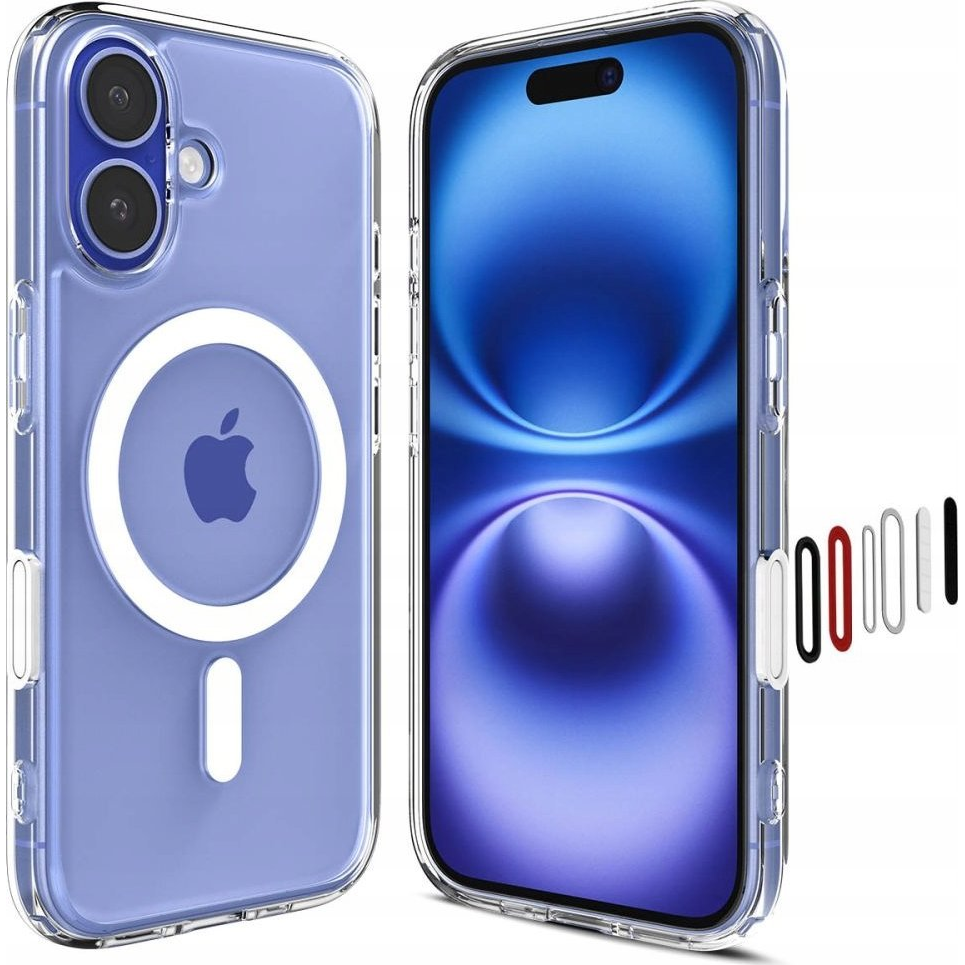 Spigen 277027 Ultra Hybrid T MagSafe iPhone 16 White, Mobiltelefon tok (8809971239042-ACS09073)