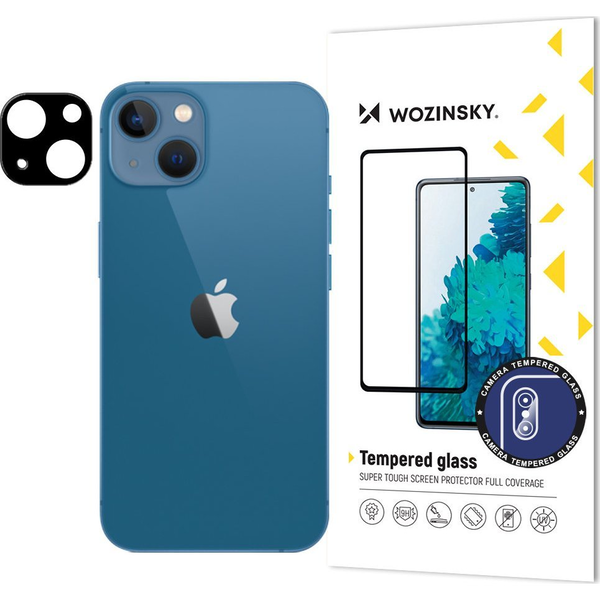  Wozinsky Szkło hartowane 9H na aparat iPhone 15 Plus Wozinsky Full Camera Glass - czarne