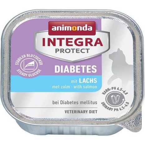 Animonda Integra Protect Diabetes Tálkás Eledel Macskáknak 100 gr - Marha