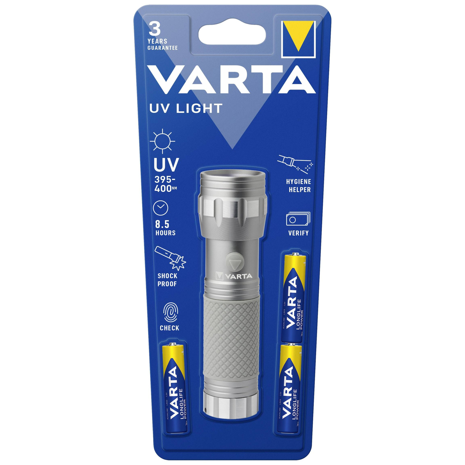 Varta UV Light UV LED kézilámpa (15638101421) (v15638101421)