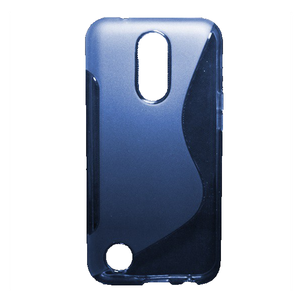 Szilikon telefonvédő (S-line) KÉK [LG K10 (2017) M250n] (5996457709359)