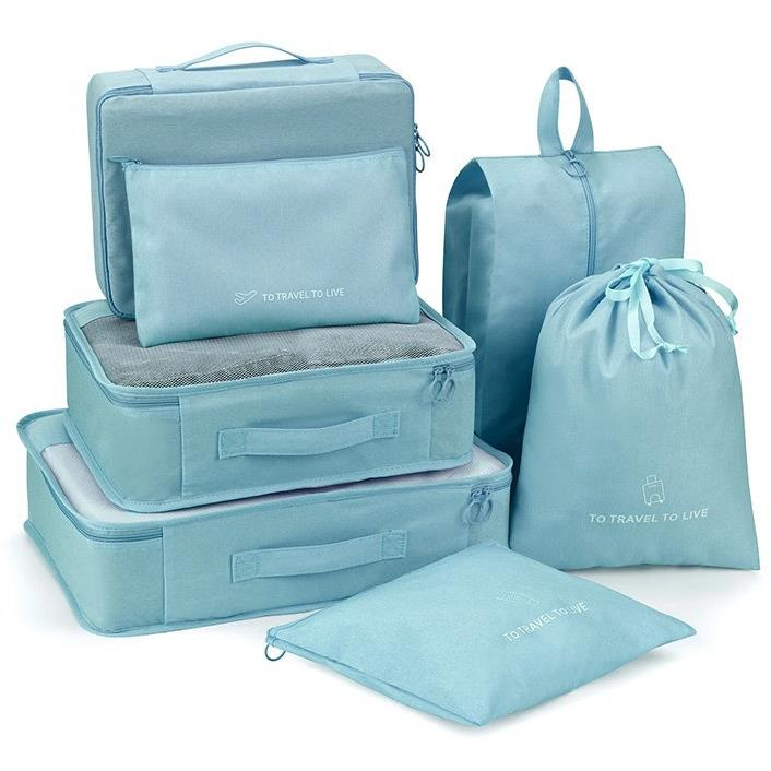 Kufryplus Travel organizers SN1352 light blue (K052000SN1352)
