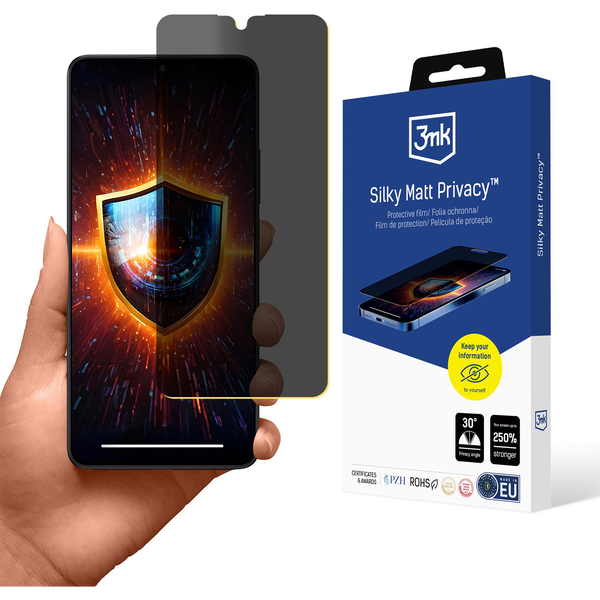 3MK Silky Matt Privacy Poco X6 5G védőfólia