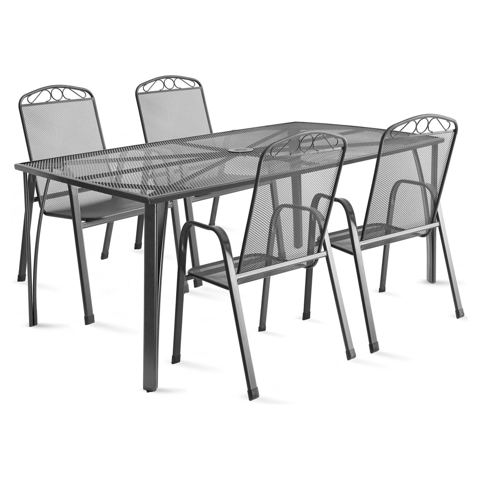 Fieldmann Iris 4 Fém kerti garnitúra (ZAHRADNÍ NÁBYTEK IRIS 4)