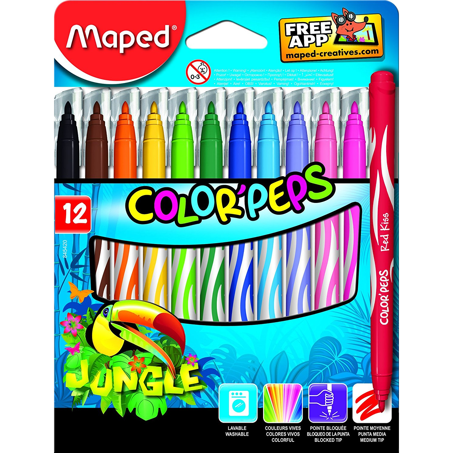Flamastry Maped 12 ks (845420)