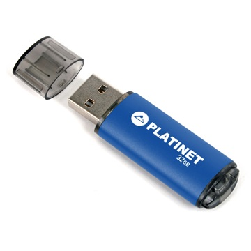Platinet PMFE32BL μονάδα USB flash 32 GB USB Τύπου-A 2.0 Μπλε