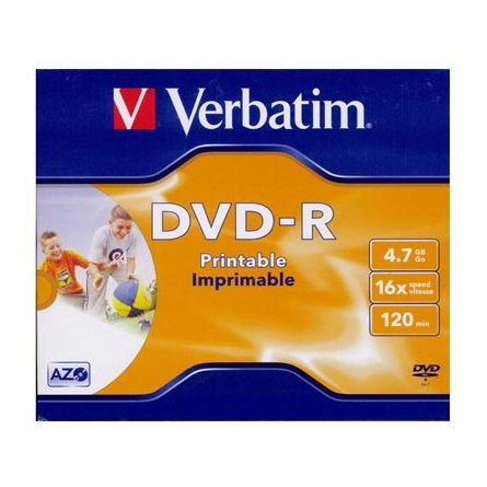 Verbatim 43521 tom DVD 4,7 GB DVD-R 10 stk