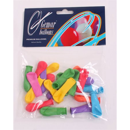 Gemar Balloons Léggömb és Vízibomba - Vegyes színek (20 db) (353)