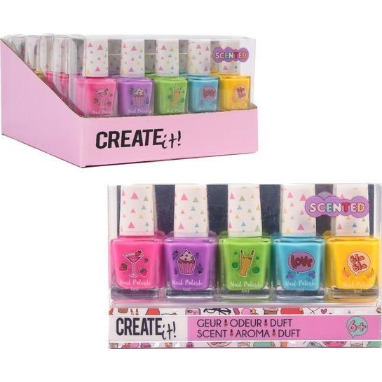 Make it Real Create It! Körömlakk 5 Db-os Szett, Illatos - Canenco (6083320)