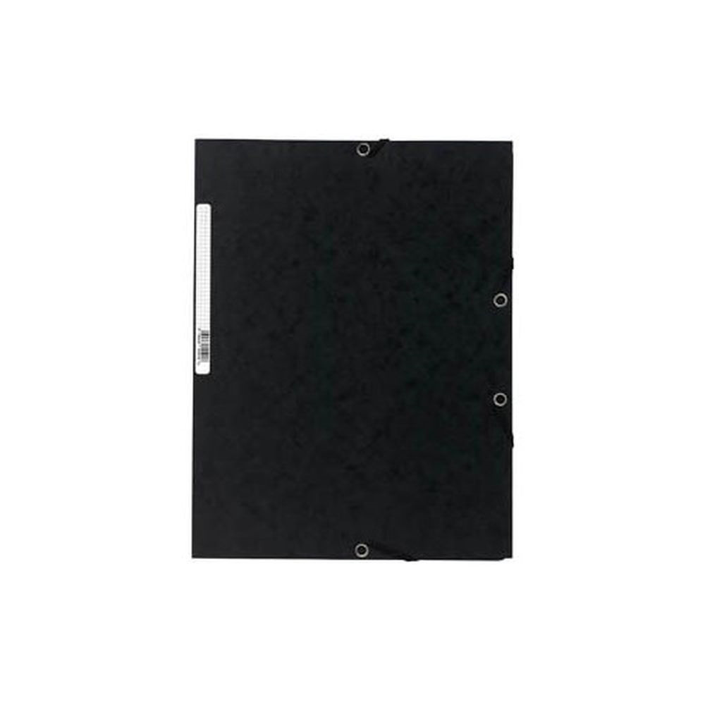 Exacompta A4 gumis mappa - Fekete (P2110-0583)
