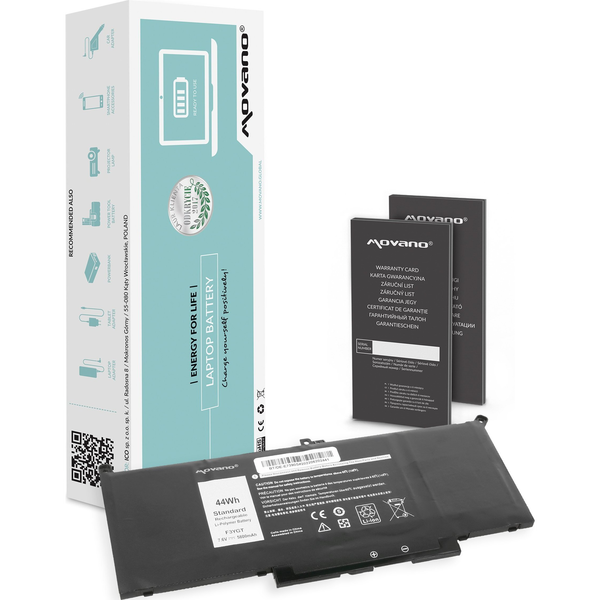 Bateria Movano Bateria MYJ96 do Dell Latitude 7290 7390 7490