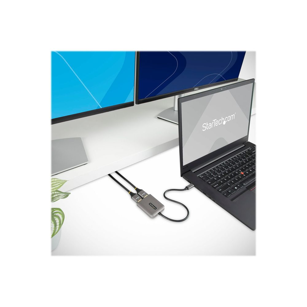 StarTech.com MST14CD122HD adattatore grafico USB 3840 x 2160 Pixel Nero, Grigio