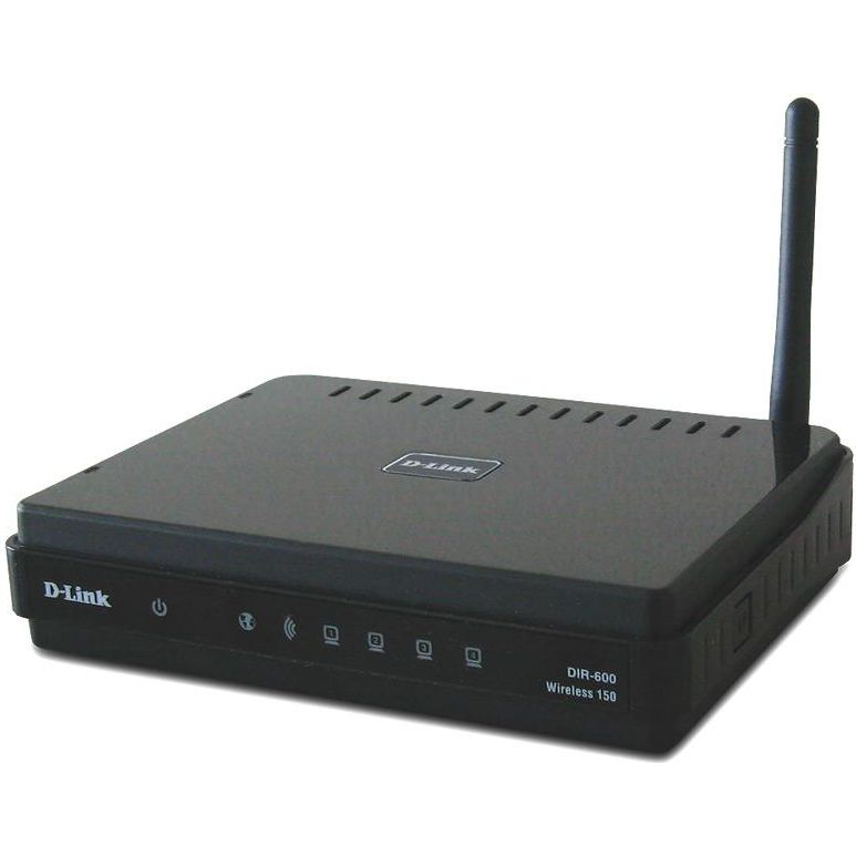 D-Link DIR-600 vezetéknélküli router Fast Ethernet Egysávos (2,4 GHz) Fekete (DIR600)