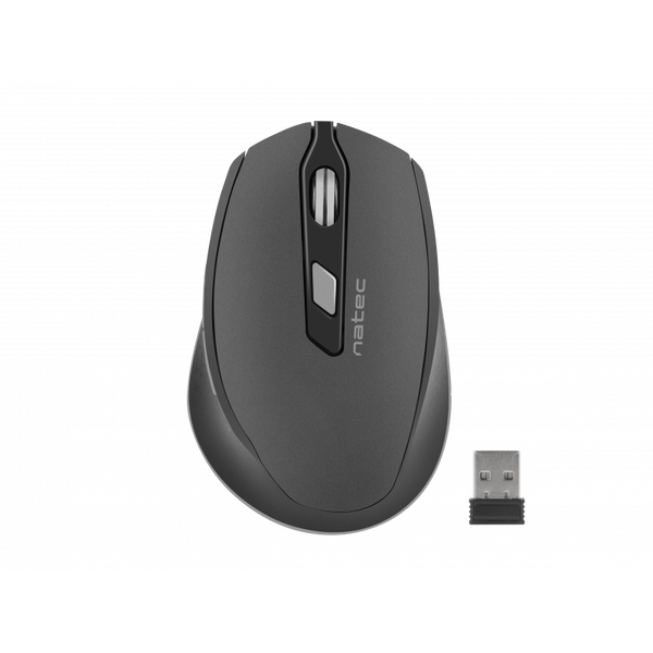 Natec Siskin Wireless Egér - Fekete / Szürke