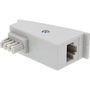 InLine 69949 кабелен преобразувател мъжко/женско TAE-F RJ-45 Сив