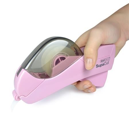 Rapesco „SupaCut” ragasztószalag adagoló rózsaszín (1441 / IR1441) (IR1441)