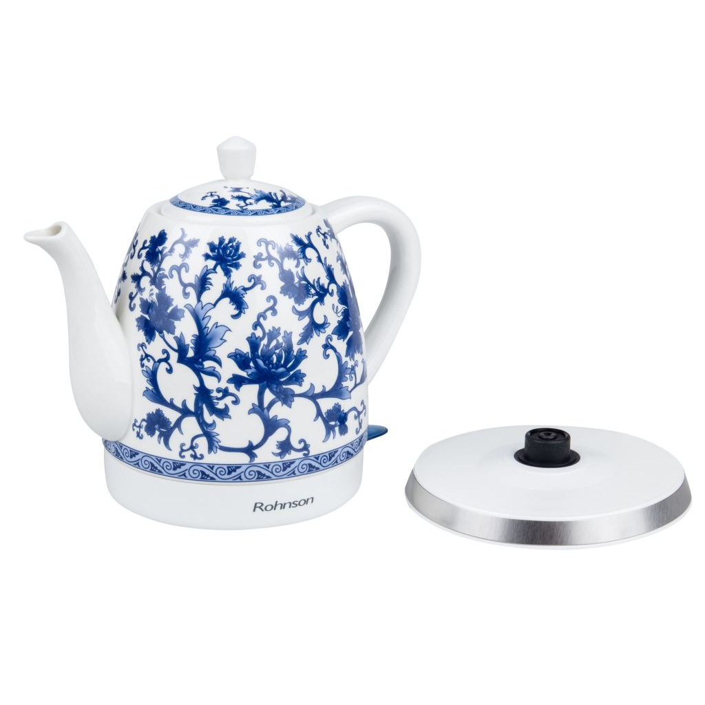 Rohnson R-7808 elektromos kerámia vízforraló kék-fehér (R-7808)
