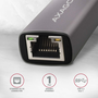 Адаптер AXAGON ADE-TRC, USB 3.2 Gen 1 tip USB-C - Gigabit Ethernet