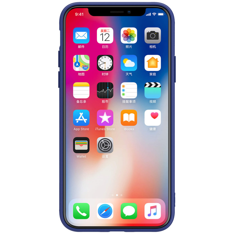Nillkin Eton Apple iPhone X Hátlap - Kék (6902048149076)