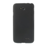 Калъф на задния капак Гумен / Силикон (матова, лъскава рамка) Черен [LG L65 (D280), L70 (D320N), L70 Dual (D325)]