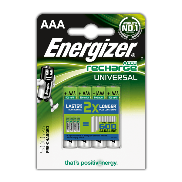 ENERGIZER Universal 700 mAh AAA BL4 AKKU (ENER03/4UNI)