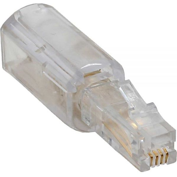 InLine 18890L adattatore per inversione del genere dei cavi RJ-10 Trasparente
